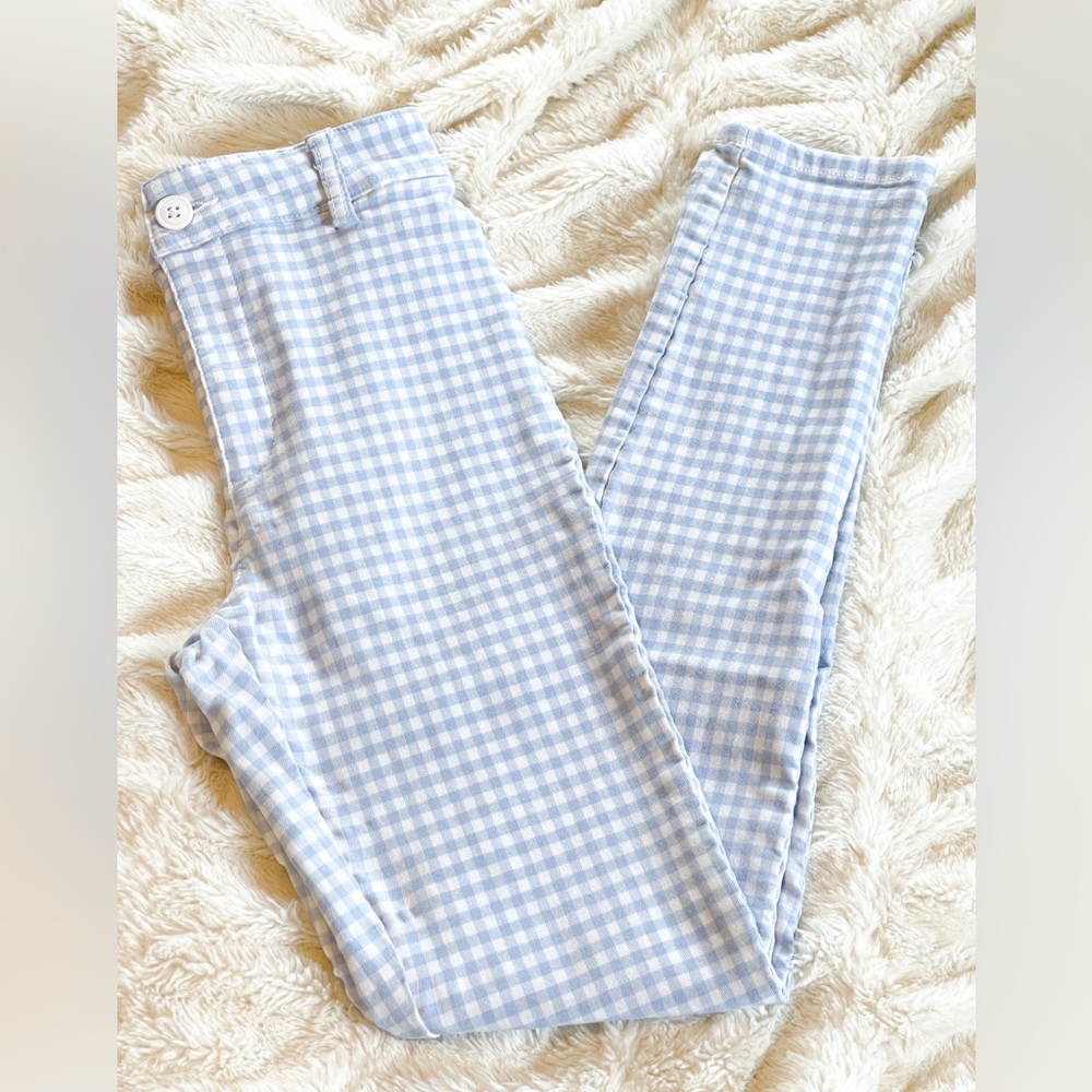 Garage gingham jeggings